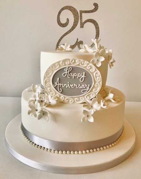 20 Unique 25th Anniversary Cake Designs With Photos In 2024