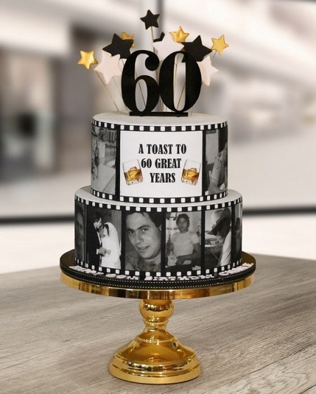20 Simple 60th Birthday Cake Designs with Pictures in 2024