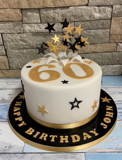 20 Simple 60th Birthday Cake Designs with Pictures in 2024