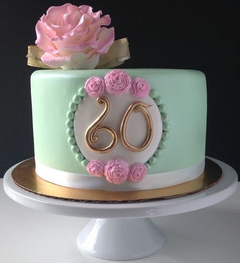 20 Simple 60th Birthday Cake Designs with Pictures in 2024