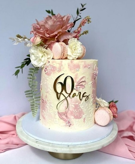 20 Simple 60th Birthday Cake Designs with Pictures in 2024