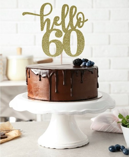 20 Simple 60th Birthday Cake Designs with Pictures in 2024
