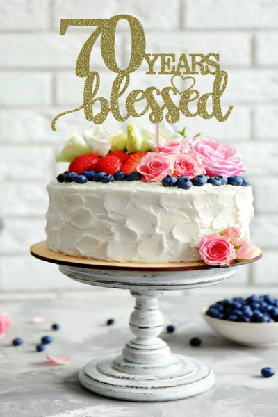 70th Birthday Cake Designs: 20 Trending Ideas 2025