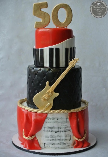 20 Fun and Festive 50th Birthday Cake Designs 2025