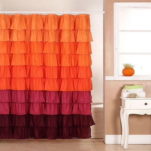 9 Elegant and Modern Orange Curtain Designs for Home