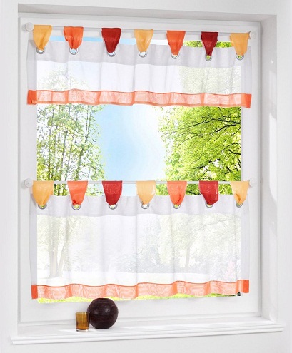 9 Elegant and Modern Orange Curtain Designs for Home