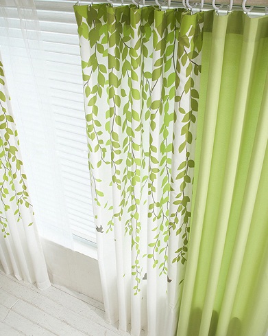 9 Gorgeous Green Curtain Designs for New House | I Fashion Styles