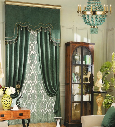 9 Gorgeous Green Curtain Designs for New House | I Fashion Styles