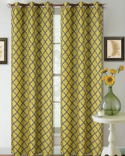 9 Beautiful and Attractive Yellow Curtains for Home | I Fashion Styles