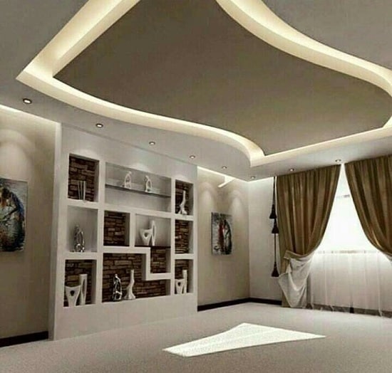 15 Luxurious Ceiling Designs for Modern Living Rooms