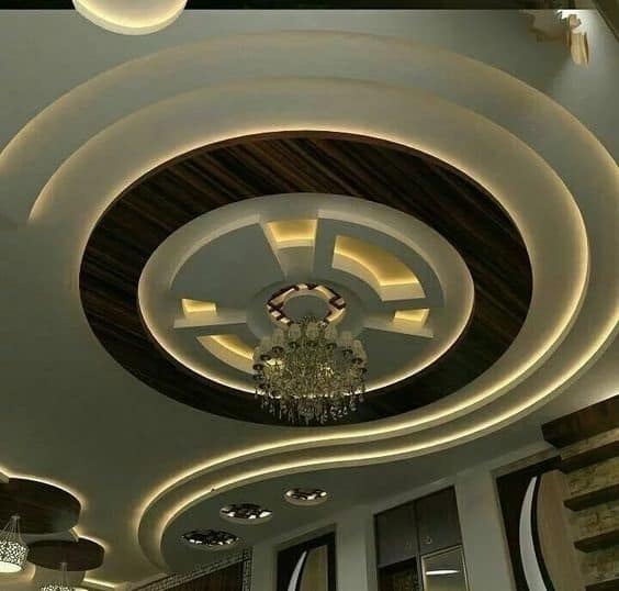 10 Simple &amp; Modern Round Ceiling Designs With Pictures