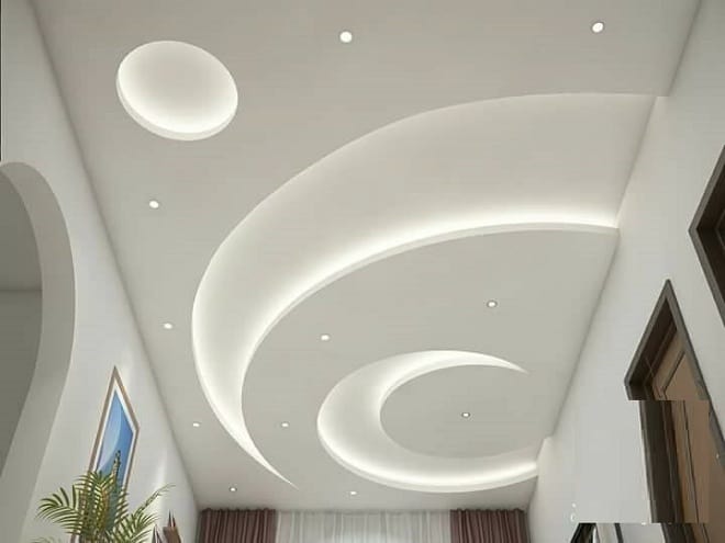 10 Simple &amp; Modern Round Ceiling Designs With Pictures
