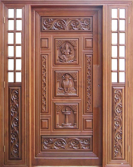 15+ Beautiful Pooja Room Door Designs Featuring Pictures 2024