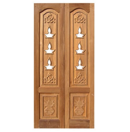 15+ Beautiful Pooja Room Door Designs Featuring Pictures 2024