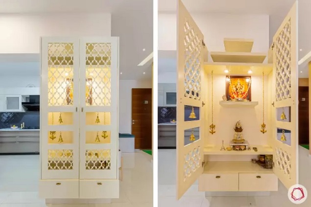 15+ Beautiful Pooja Room Door Designs Featuring Pictures 2024