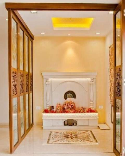 10 Latest Pooja Room False Ceiling Designs With Pictures In 2023
