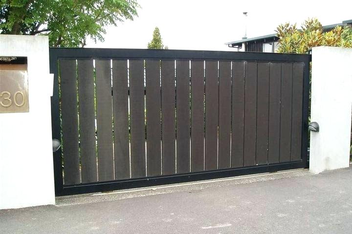 10 Simple and Best Sliding Gate Designs For Homes