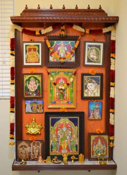 10 Latest Kitchen Pooja Room Designs With Pictures