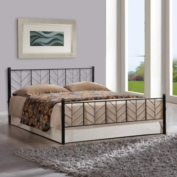 10 Simple &amp; Modern Iron Bed Designs With Photos In India