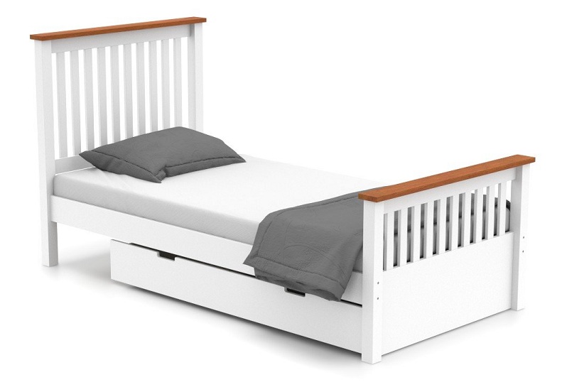 10 Simple &amp; Modern White Bed Designs With Pictures