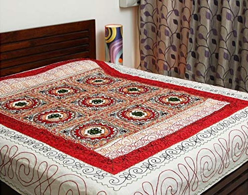 10 Latest Embroidery Bed Sheet Designs With Pictures In 2023