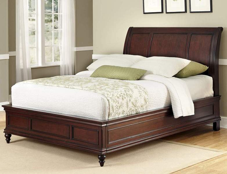 10 Simple &amp; Modern Sleigh Bed Designs With Pictures In India