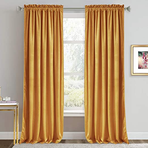 15 Latest &amp; Best Gold Curtain Designs With Pictures