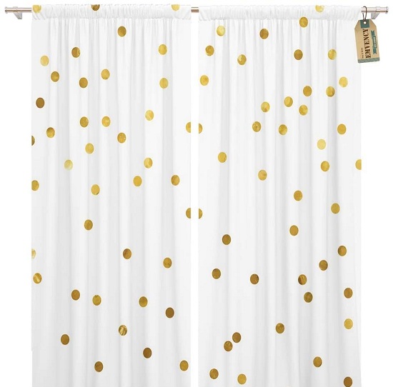 15 Latest &amp; Best Gold Curtain Designs With Pictures