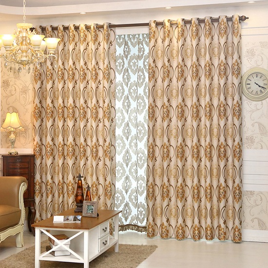 15 Latest &amp; Best Gold Curtain Designs With Pictures
