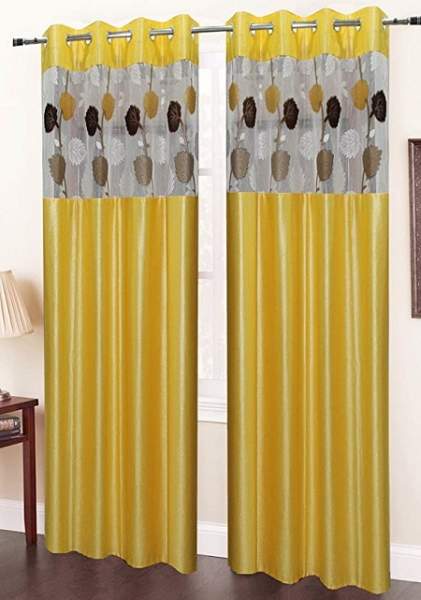 15 Latest &amp; Best Gold Curtain Designs With Pictures