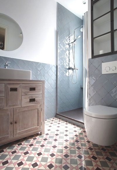 15 Latest Bathroom Floor Tiles Designs With Pictures