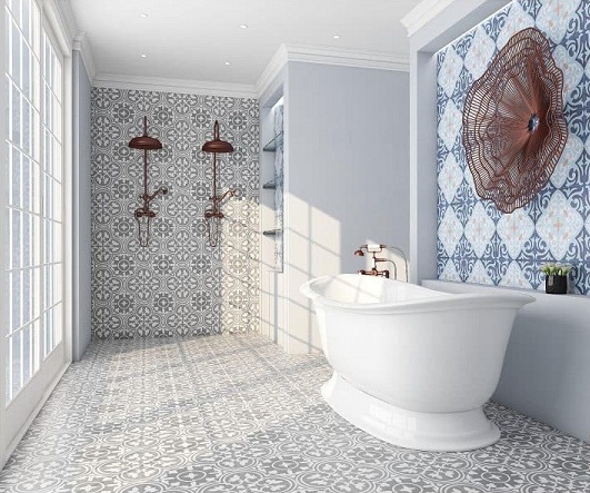 15 Latest Bathroom Floor Tiles Designs With Pictures
