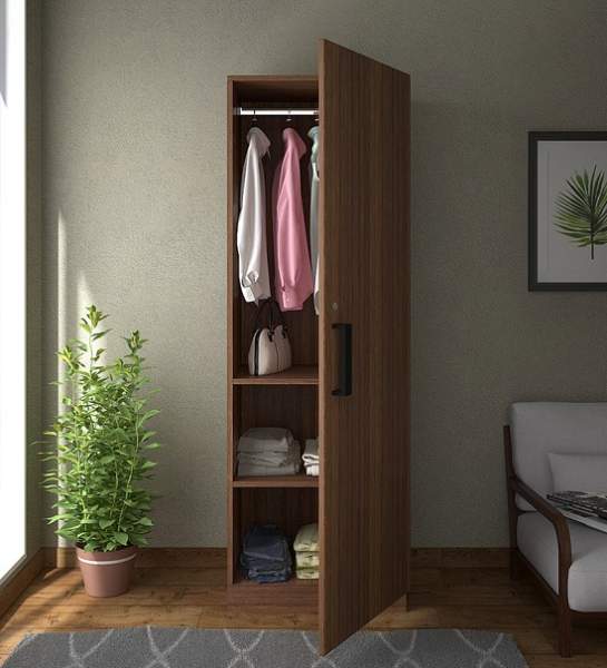 10 Latest Single Door Wardrobe Designs With Pictures In 2023