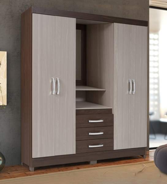 10 Best 4 Door Wardrobe Designs With Pictures In 2023