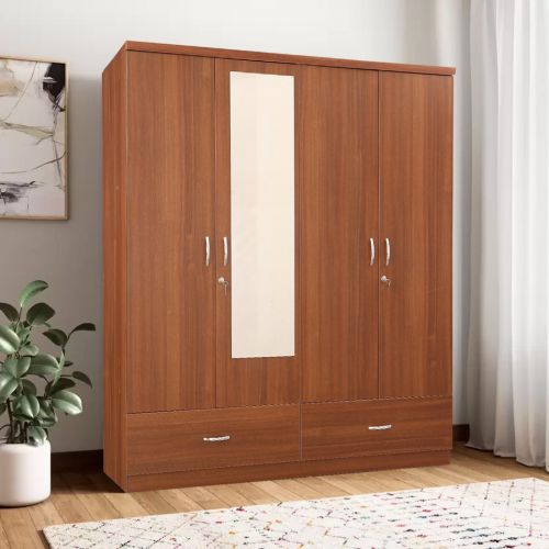 10 Best 4 Door Wardrobe Designs With Pictures In 2023
