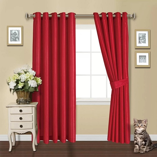15 Best Red Curtain Designs With Pictures In 2023 | I Fashion Styles