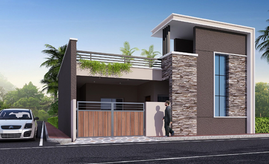 50+ सुंदर घर का फ्रंट डिजाइन (1-3 Manzil Makan Ke Designs 2024)