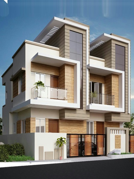 50+ सुंदर घर का फ्रंट डिजाइन (1-3 Manzil Makan Ke Designs 2024)