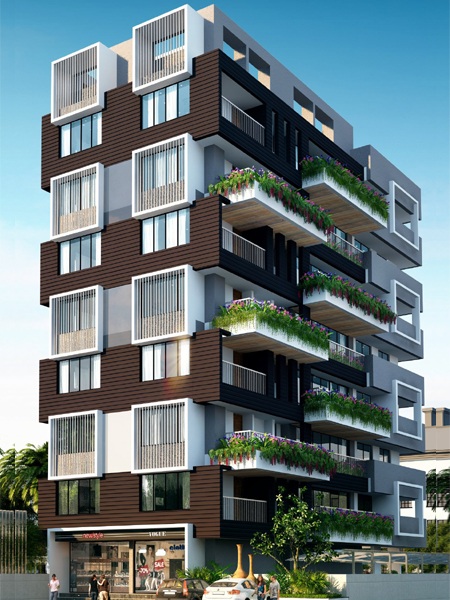 50+ सुंदर घर का फ्रंट डिजाइन (1-3 Manzil Makan Ke Designs 2024)