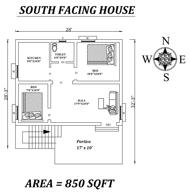 15 Best South Facing House Plans According to Vasthu Shastra 2023