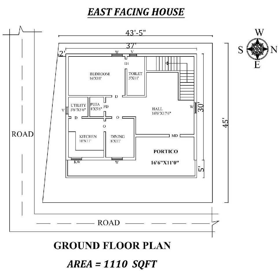 15 Beautiful 1 BHK House Plans For Indian Homes | I Fashion Styles