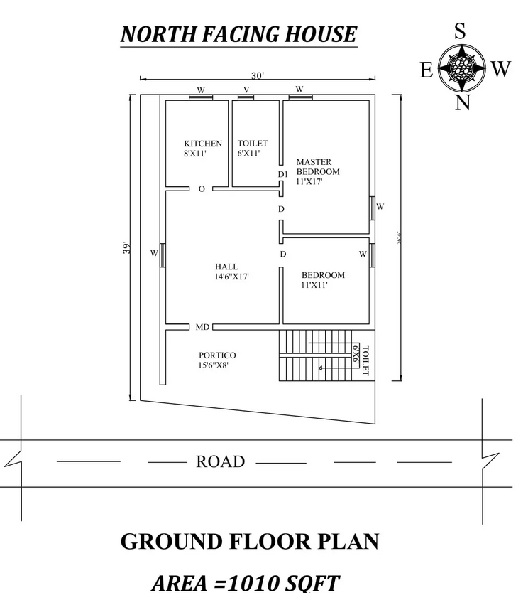 15 Best North-Facing House Plans As Per Vastu 2024