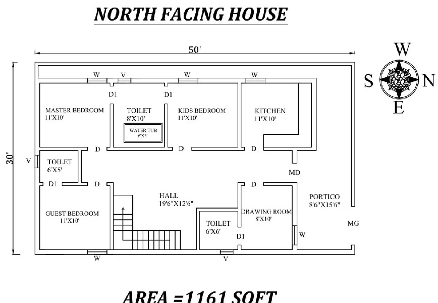 15 Best North-Facing House Plans As Per Vastu 2024