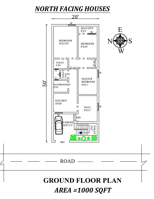 10 Best Vastu-Optimized 1000 Sq Ft House Plans In 2025