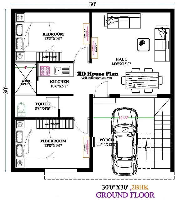 10 Best 900 Sq Ft House Plans According to Vastu Shastra | I Fashion Styles