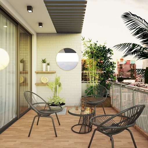 20 Simple and Modern Balcony Design Ideas For Home 2024