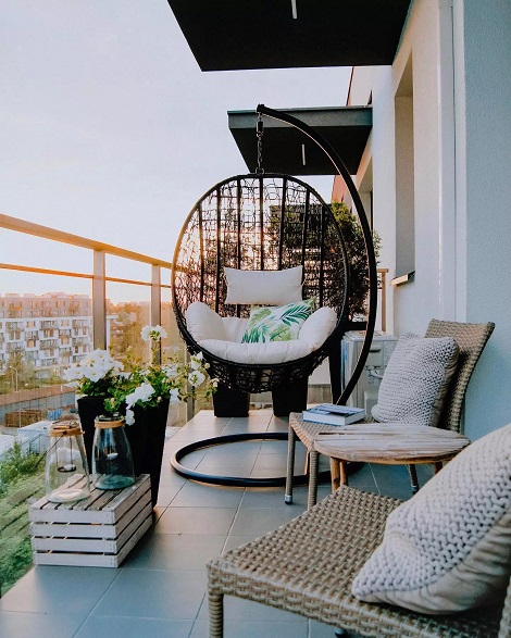 20 Simple and Modern Balcony Design Ideas For Home 2024
