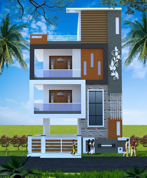 20 Modern Flower Elevation Designs For Homes In 2024