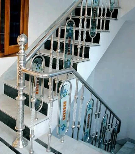 20 Modern Steel Railing Designs For Stairs In India 2024
