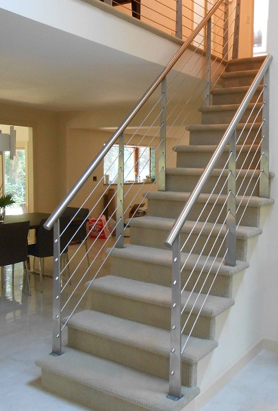 20 Modern Steel Railing Designs For Stairs In India 2024